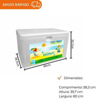 CAIXA DE ISOPOR 100 L - UN