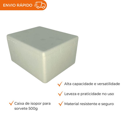 CAIXA DE ISOPOR 500G - FD C50