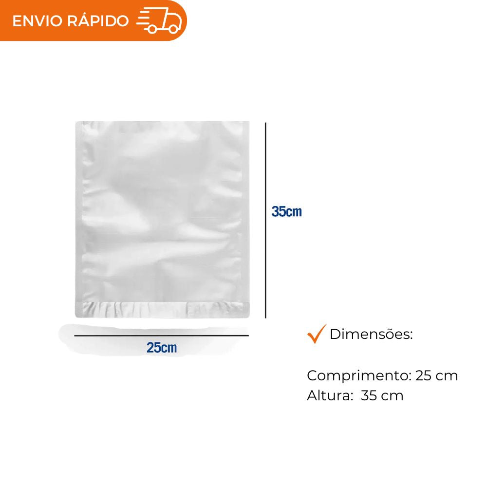 SACO A VACUO - 25X35. - PC C/1000