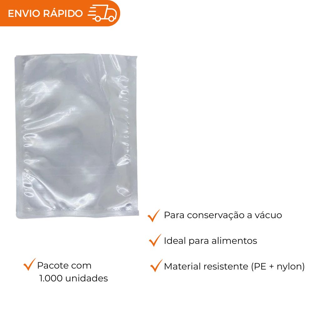 SACO A VACUO - 18X22.. - PC C/1000