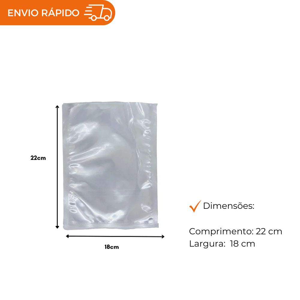SACO A VACUO - 18X22.. - PC C/1000