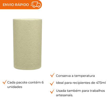 PORTA LATAO DE ISOPOR - PC C/6