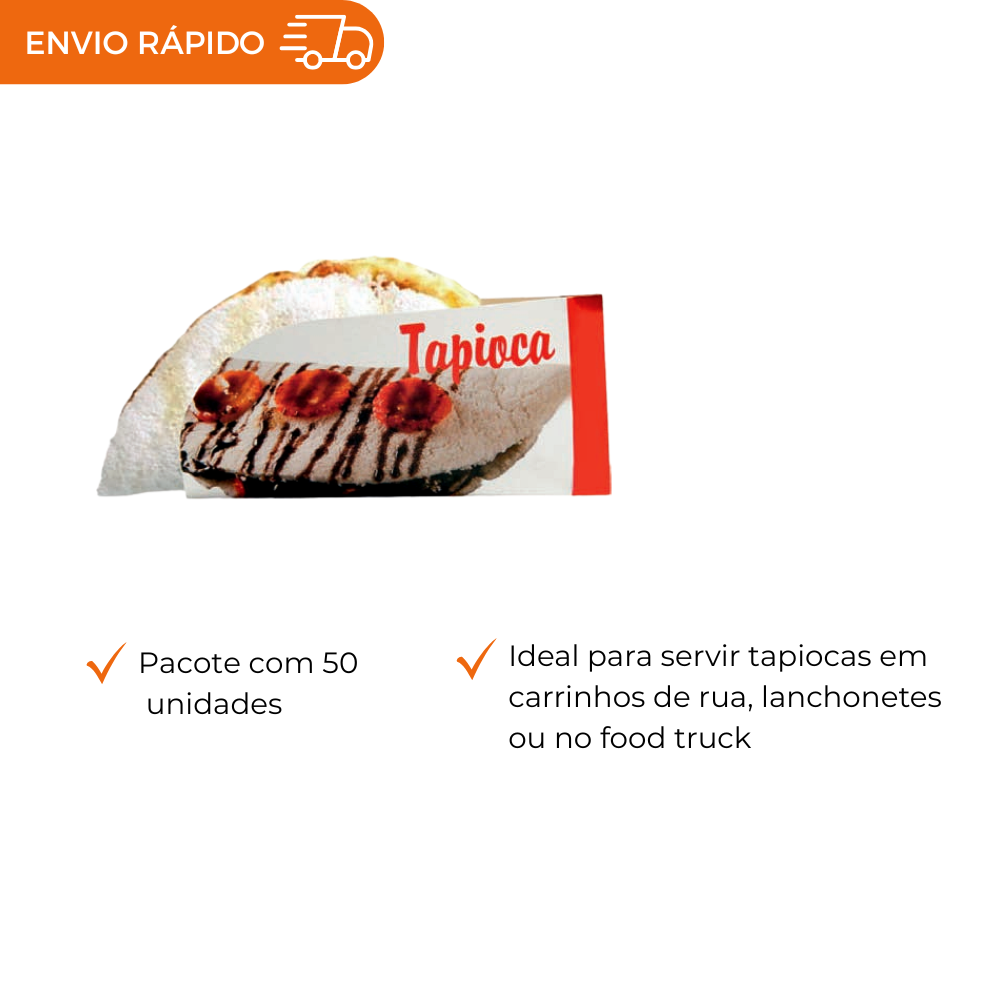 EMBALAGEM PARA TAPIOCA BALCAO - PC C/50