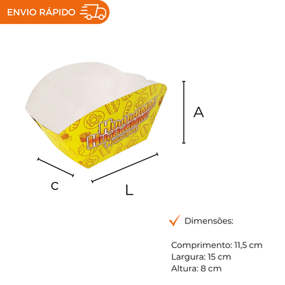 EMBALAGEM PARA BATATA RECHEADA - PC C/50