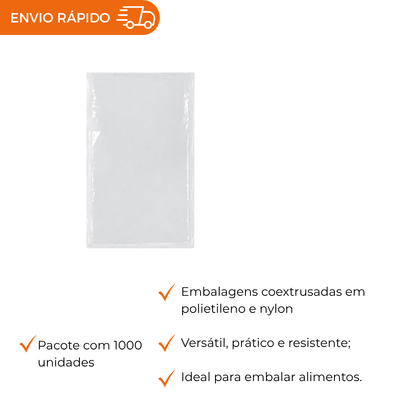 SACO A VACUO - 15X22. - PC C/1000