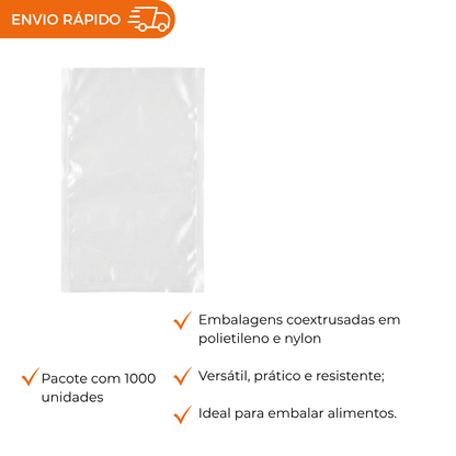 SACO A VACUO - 15X30. - PC C/1000