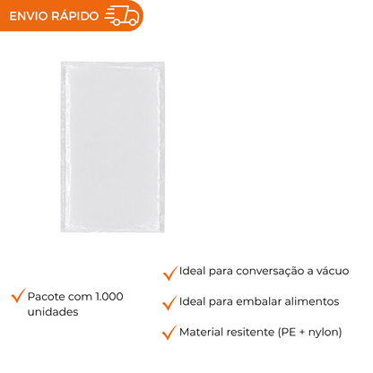 SACO A VACUO - 22X30. - PC C/1000