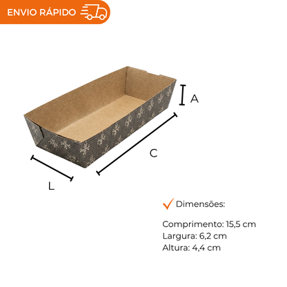 FORMA FORNEAVEL BOLO INGLES 250G S/ABA - CX C/600