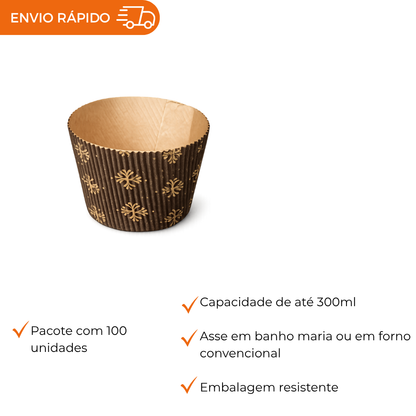 FORMA FORNEAVEL MUFFINS MICRO DECORADA - PC C/100