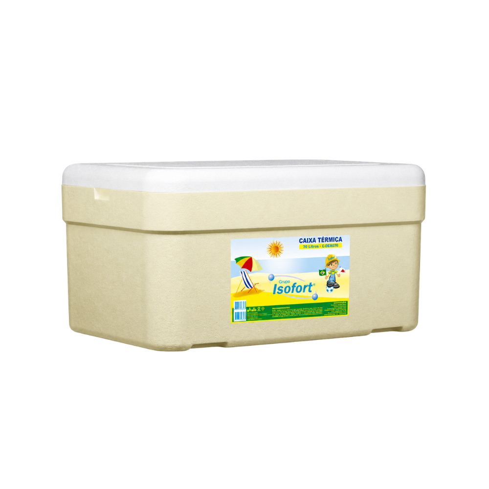 CAIXA DE ISOPOR   70 L - UN