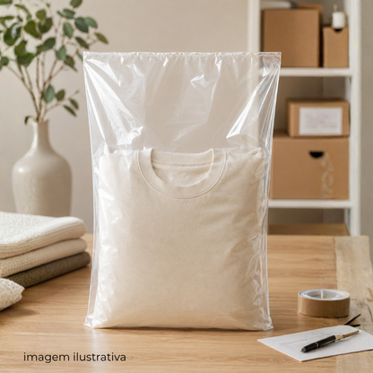 SACO PLASTICO BD CRISTAL 40X60X0,15 - PC C/1KG