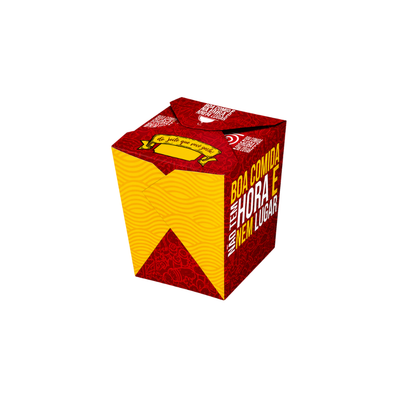 EMBALAGEM PARA REFEICAO BOX 500ML VERM - PC C/50