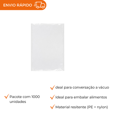 SACO A VACUO - 18X30. - PC C/1000