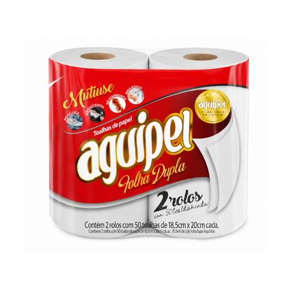 PAPEL TOALHA BOB. 100% CELULOSE 12X2X50- FD C/2X50M