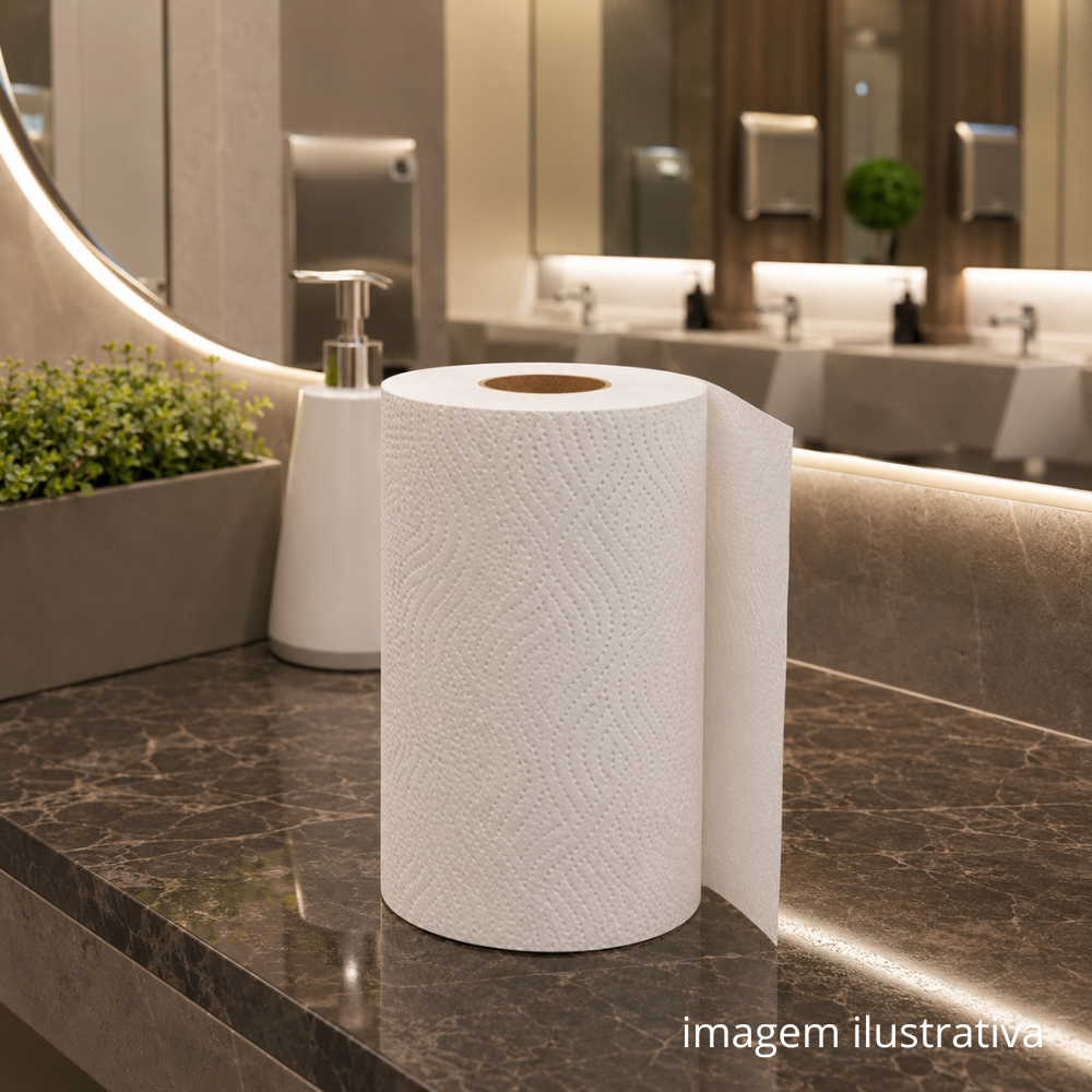 PAPEL TOALHA BOB. 100% CELULOSE 12X2X50- FD C/2X50M