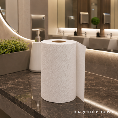 PAPEL TOALHA BOB. 100% CELULOSE 12X2X50- FD C/2X50M