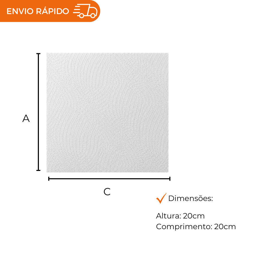 PAPEL TOALHA BOBINA 20X20 - FD C/5X1000M