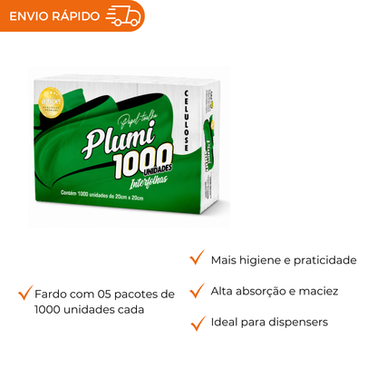 PAPEL TOALHA BOBINA 20X20 - FD C/6X1000M