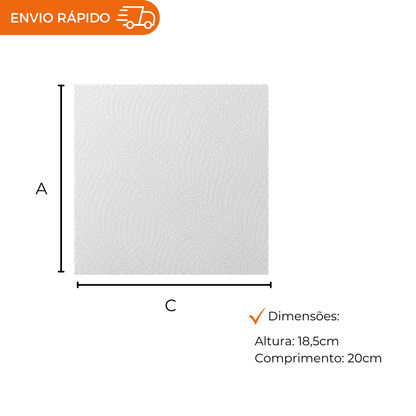 PAPEL TOALHA BOBINA 20X20 - FD C/6X1000M