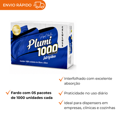 Papel toalha 20x23-Fd/5x1000M