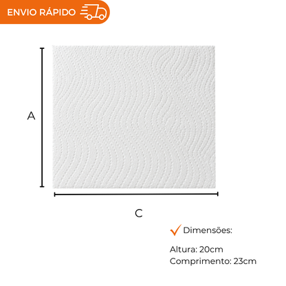 Papel toalha 20x23-Fd/5x1000M