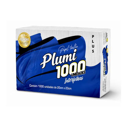 PAPEL TOALHA BOBINA BRANCO 20X23 - FD C/5X1000M