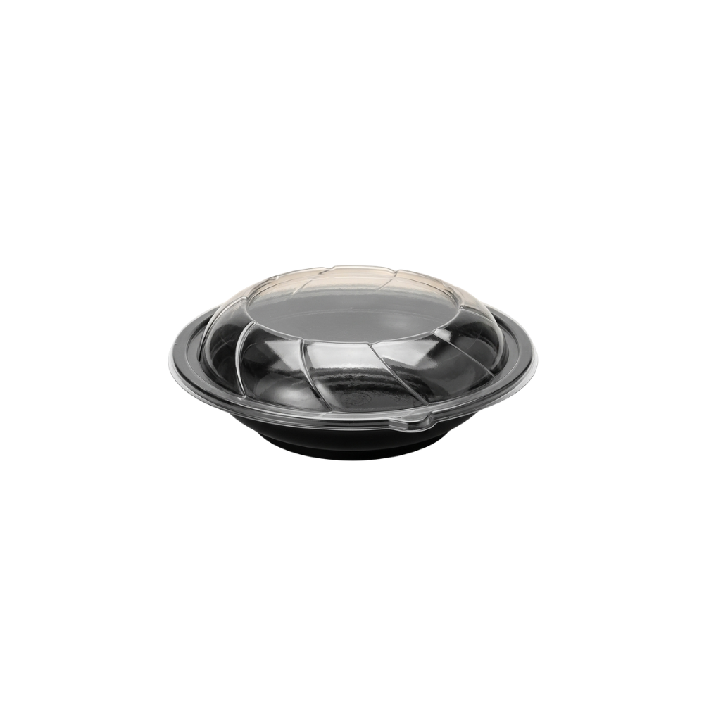 SALADEIRA PET 1000ML IDEAL PT - G 26I - CX C/120