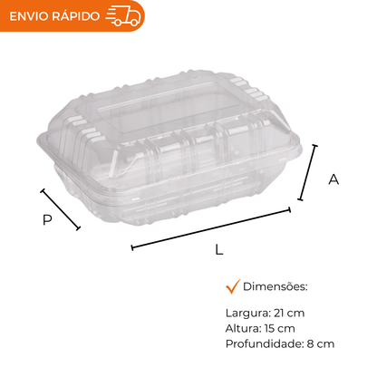 EMBALAGEM PET DOCE ARTICULADO - DA 17 - CX C/100