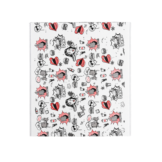 PAPEL ACOPLADO METALIZADO P/LANCHE 33X38 - PC C/200
