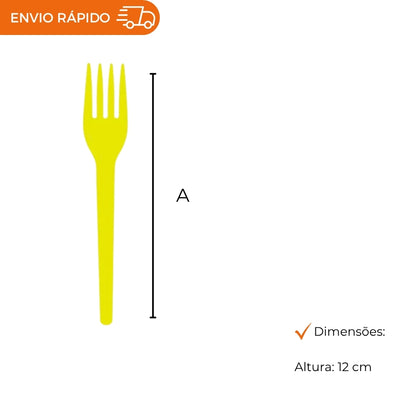 GARFO SOBREMESA AMARELO - PC C/50