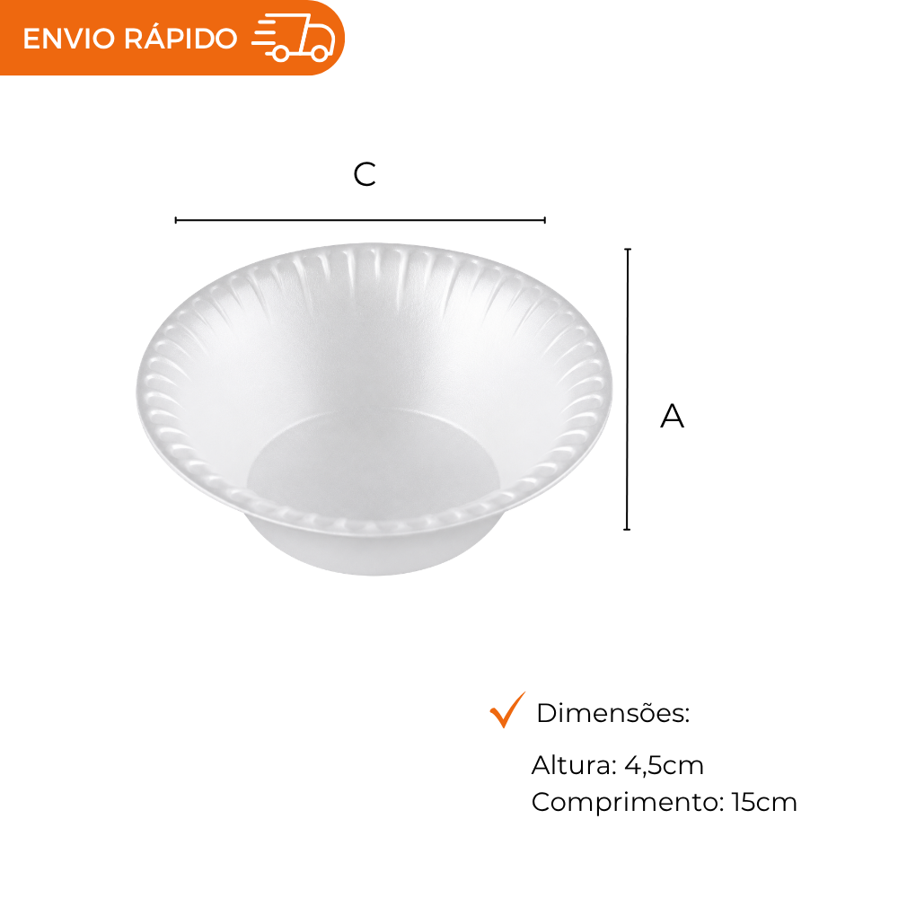 CUMBUCA 150X152X45 - TPRF-15 - FD C/10X20