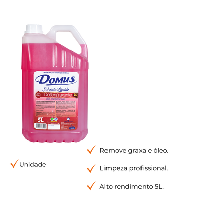 SABONETE LIQ DOMUS DESENGRAXANTE 5L - UN