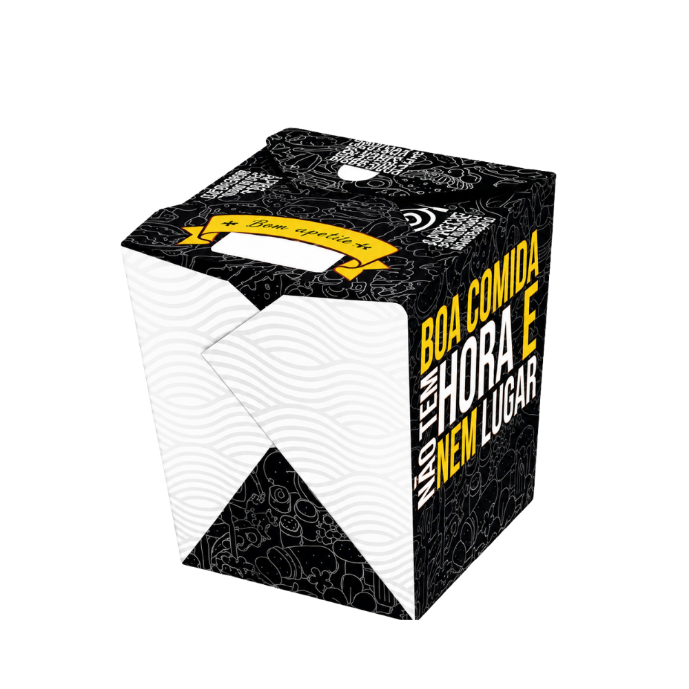 Embalagem Box Refeição Preta 500mls - Pacote com 50 Unidades