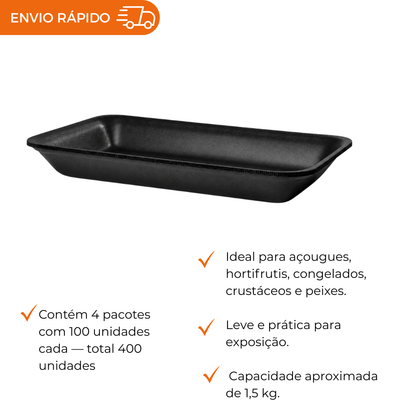 BANDEJA B4 FUNDA PRETA - TFL-04 - FD C/4X100