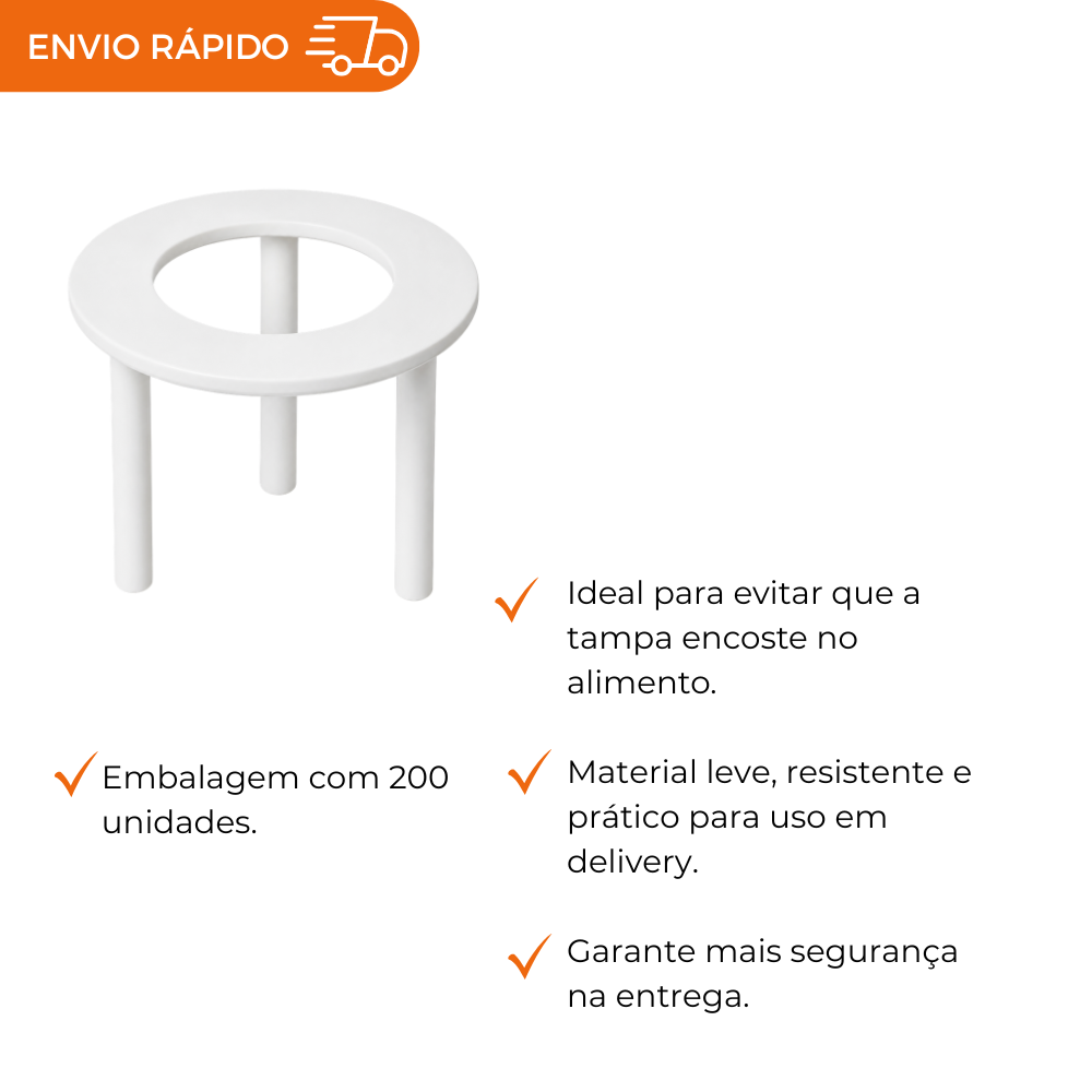 SUPORTE P/CAIXA DE PIZZA .. - PC C/2X250