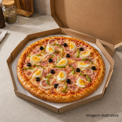 PAPEL MANTEIGA P/CAIXA DE PIZZA 30CM - PC C/100