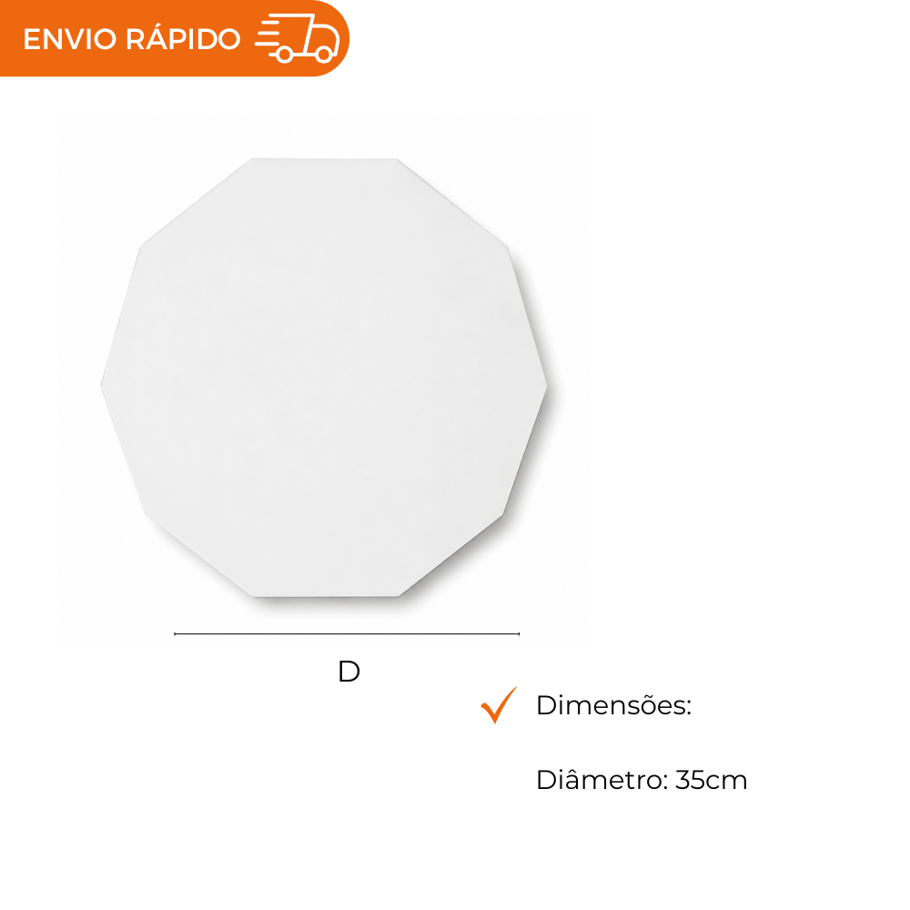 PAPEL MANTEIGA P/CAIXA DE PIZZA 35CM - PC C/100