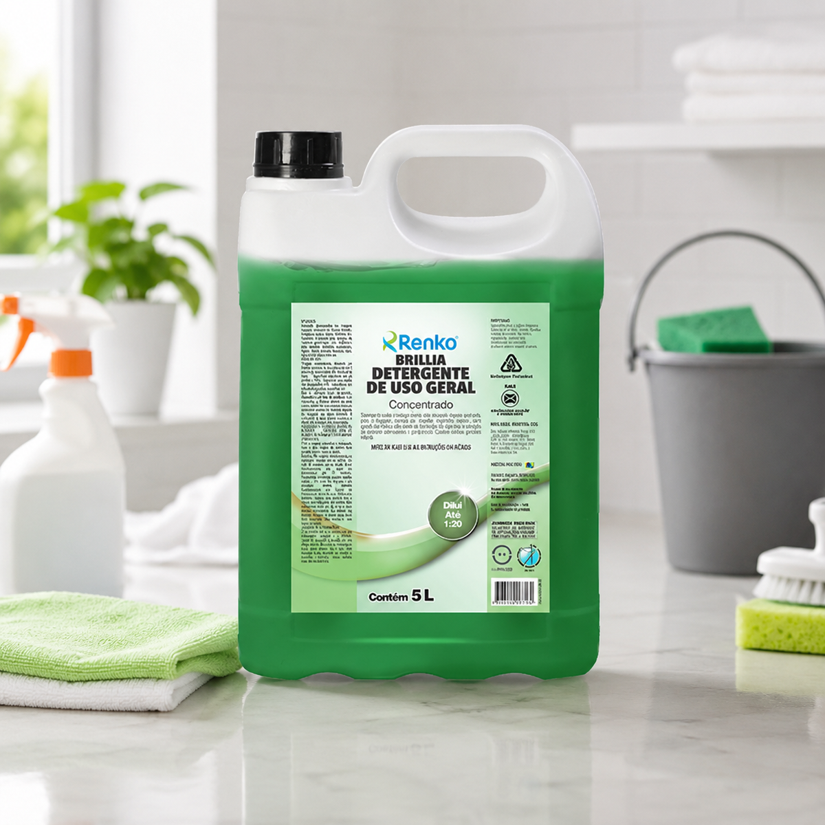 DETERGENTE DE USO GERAL BRILLIA CONC 5L - UN