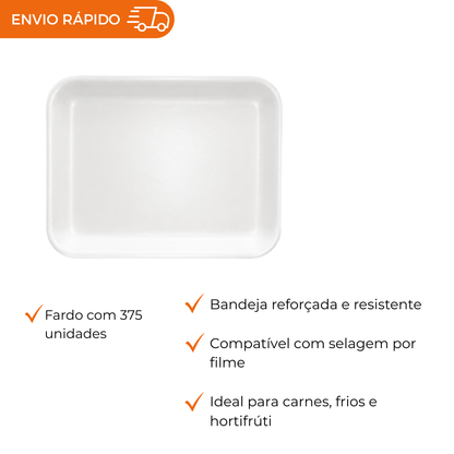 BANDEJA B2 RASA BRANCA - BFSW1523-10 - FD C/375