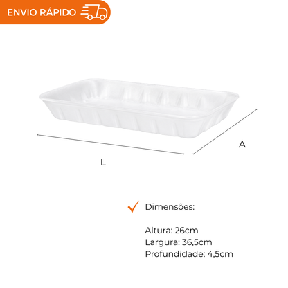BANDEJA B67 FUNDA BRANCA - CF-067 - FD C/2X50