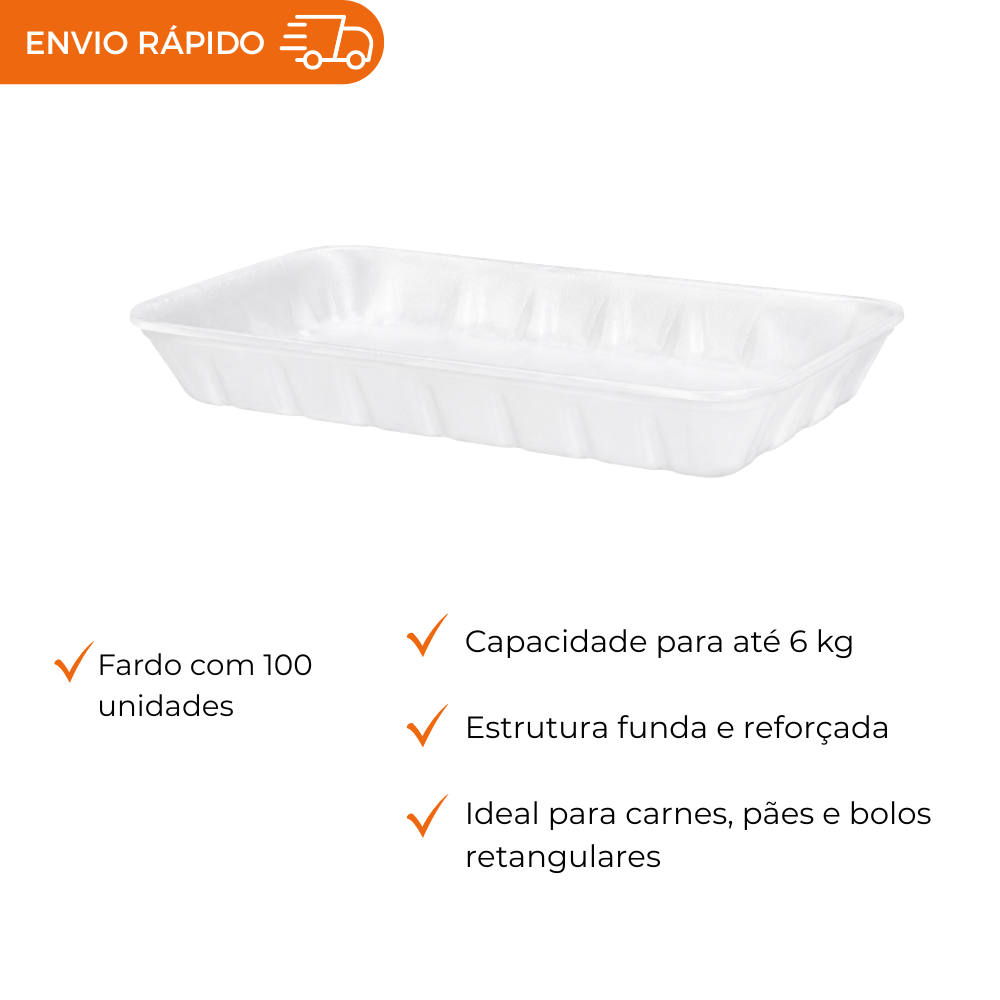 BANDEJA B67 FUNDA BRANCA - CF-067 - FD C/2X50