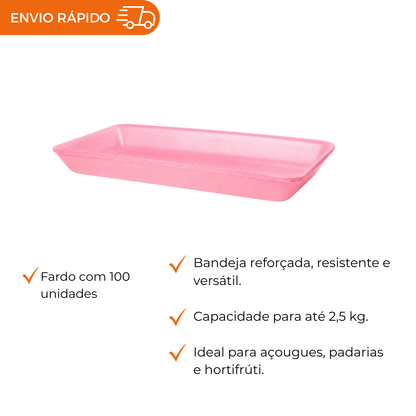 BANDEJA B8 RASA ROSA - CR-008 - FD C/100