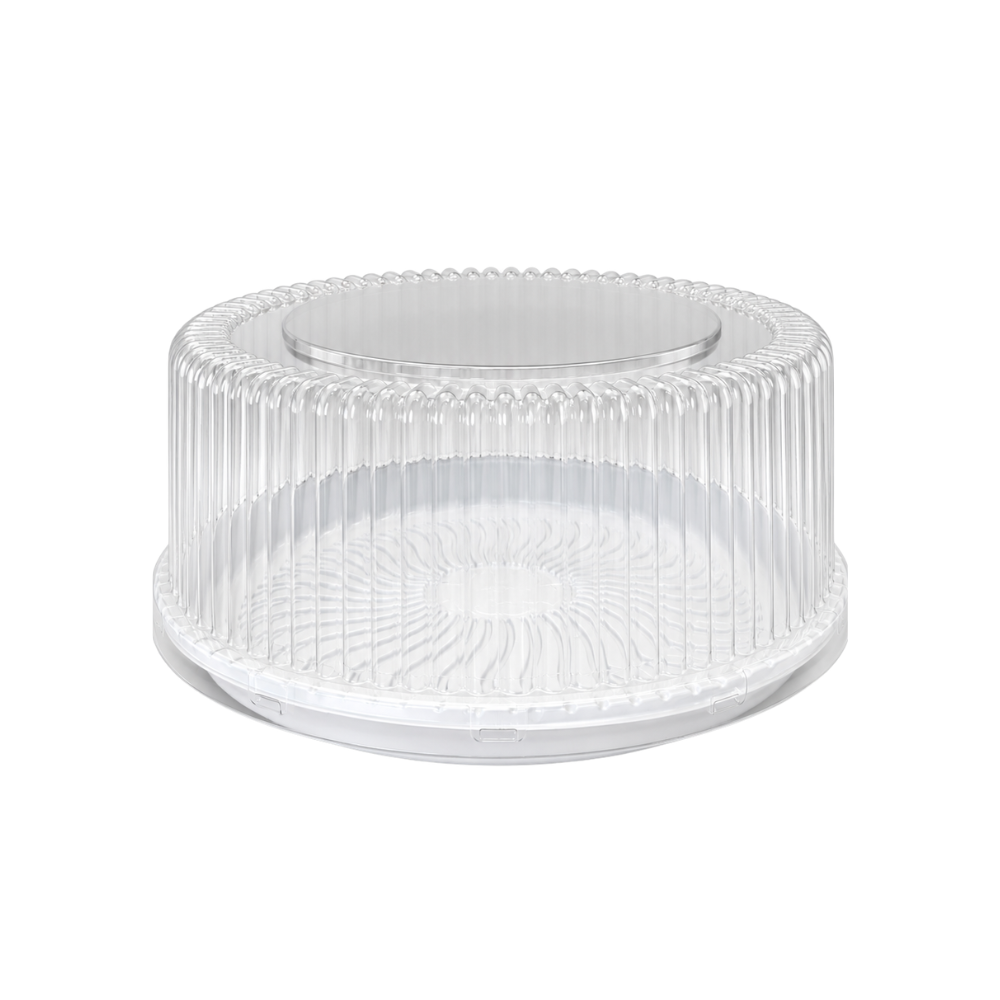 EMBALAGEM PET TORTA PQ BR - G 50MM - CX C/50
