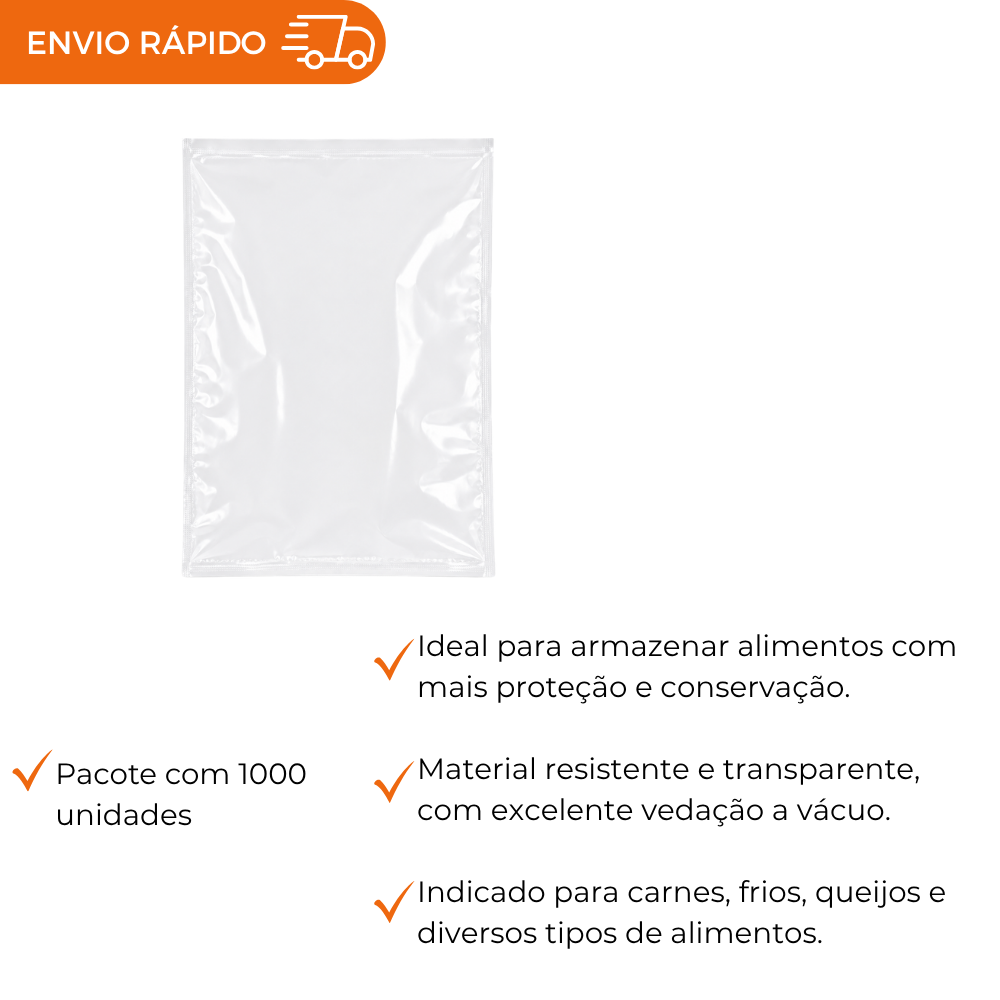 SACO A VACUO - 28X40.. - PC C/1000