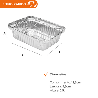 BANDEJA RET C/ TAMPA - 220ML M90 - CX C/100
