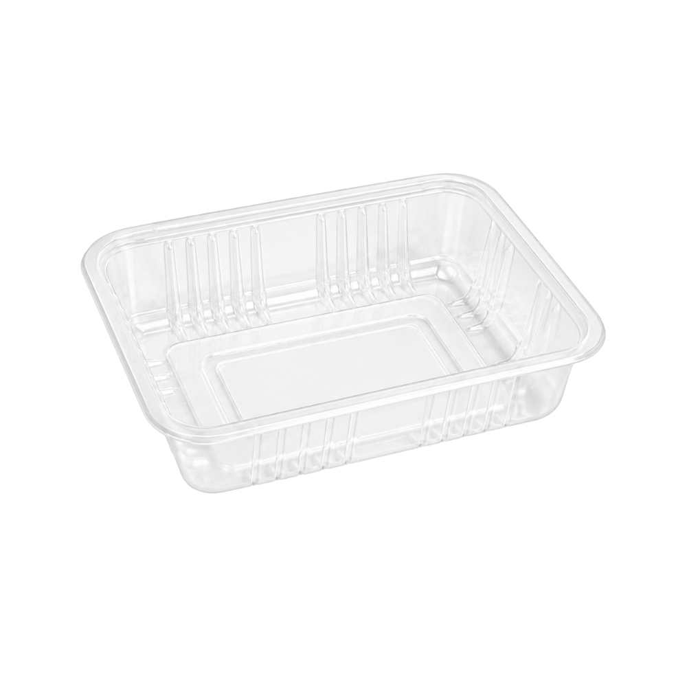 BASE  700ML POTE RETANGULAR PP - G 302 - CX C/200