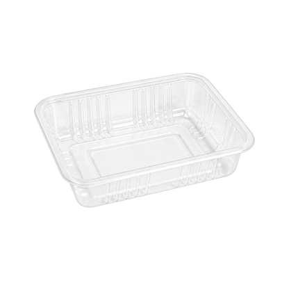 BASE  700ML POTE RETANGULAR PP - G 302 - CX C/200