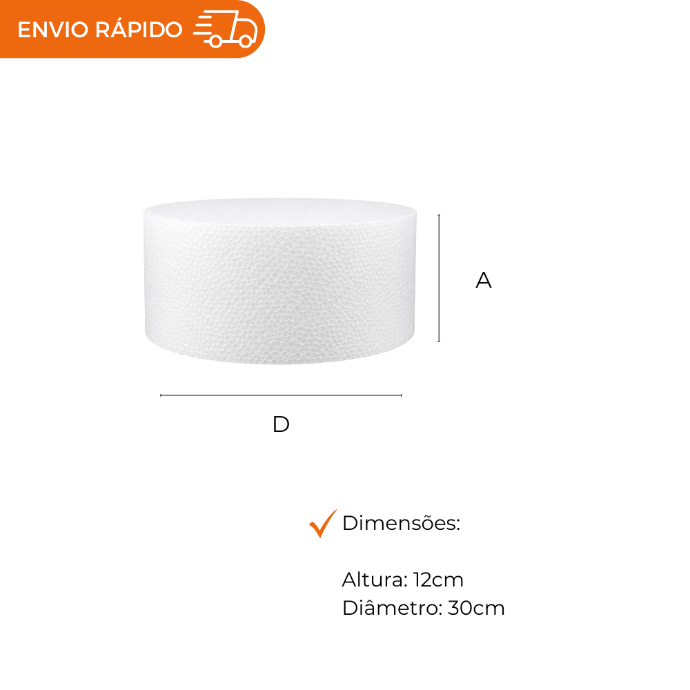 BASE P/ BOLO FALSO 30CM - FD C/12