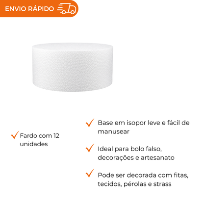 BASE P/ BOLO FALSO 30CM - FD C/12