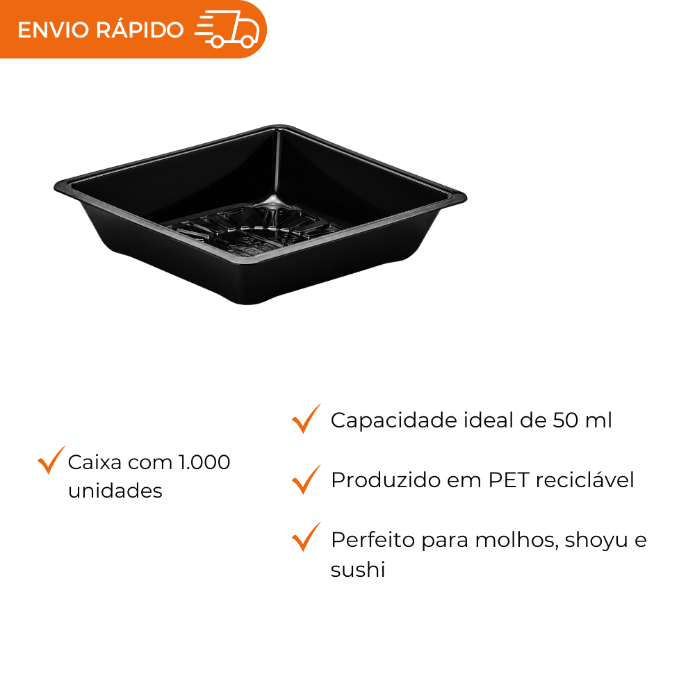 POTE PET MOLHO ORIENTAL PT - GO 910 - CX C/1000